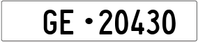 Truck License Plate